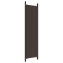 Four-panel brown fabric room divider 200x200 cm by vidaXL, Room dividers - Ref: Foro24-350183, Price: 36,53 €, Discount: %