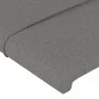 Dark gray fabric headboard with LED 163x16x118/128 cm by vidaXL, Headboards and footboards - Ref: Foro24-3124055, Price: 125,...