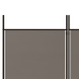 Divider screen with 4 anthracite gray fabric panels 200x200 cm by vidaXL, Room dividers - Ref: Foro24-350184, Price: 38,10 €,...