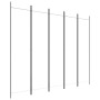 Divider screen with 5 white fabric panels 250x200 cm by vidaXL, Room dividers - Ref: Foro24-350186, Price: 44,99 €, Discount: %