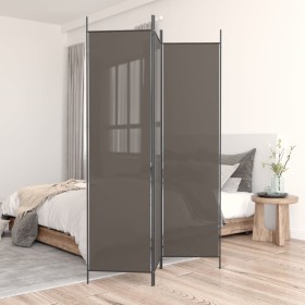 Divider screen with 3 anthracite gray fabric panels 150x200 cm by vidaXL, Room dividers - Ref: Foro24-350180, Price: 42,01 €,...