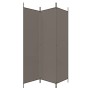 Biombo divisor de 3 paneles de tela gris antracita 150x200 cm de vidaXL, Divisores de ambientes - Ref: Foro24-350180, Precio:...