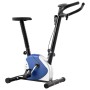 Bicicleta estática con resistencia de cinta azul de vidaXL, Bicicletas estáticas - Ref: Foro24-92007, Precio: 129,24 €, Descu...