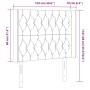 Kopfteil aus dunkelgrauem Stoff mit LED103x16x118/128 cm von vidaXL, Kopf- und Fußteile - Ref: Foro24-3124375, Preis: 95,84 €...