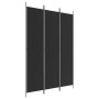 3-Panel schwarzer Stoff Raumteiler 150x220 cm von vidaXL, Raumteiler - Ref: Foro24-350197, Preis: 33,17 €, Rabatt: %