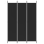 Three-panel black fabric room divider screen 150x220 cm by vidaXL, Room dividers - Ref: Foro24-350197, Price: 33,17 €, Discou...