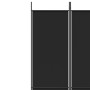 Three-panel black fabric room divider screen 150x220 cm by vidaXL, Room dividers - Ref: Foro24-350197, Price: 33,17 €, Discou...