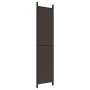 Divider screen with 5 brown fabric panels 250x220 cm by vidaXL, Room dividers - Ref: Foro24-350203, Price: 50,51 €, Discount: %