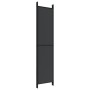 Black fabric room divider with 5 panels, 250x220 cm. by vidaXL, Room dividers - Ref: Foro24-350205, Price: 50,19 €, Discount: %