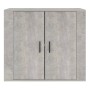 Aparador de madera contrachapada gris hormigón 80x33x70 cm de vidaXL, Aparadores - Ref: Foro24-816564, Precio: 87,91 €, Descu...