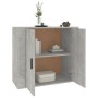 Aparador de madera contrachapada gris hormigón 80x33x70 cm de vidaXL, Aparadores - Ref: Foro24-816564, Precio: 87,91 €, Descu...