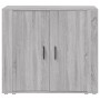 Aparador de madera contrachapada gris Sonoma 80x33x70 cm de vidaXL, Aparadores - Ref: Foro24-816566, Precio: 86,88 €, Descuen...