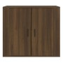 Aparador de madera contrachapada marrón roble 80x33x70 cm de vidaXL, Aparadores - Ref: Foro24-816567, Precio: 81,65 €, Descue...