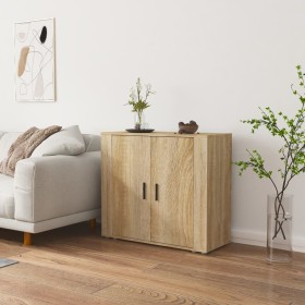 Sonoma oak plywood sideboard 80x33x70 cm by vidaXL, Sideboards - Ref: Foro24-816563, Price: 74,09 €, Discount: %