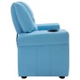 Sillón reclinable para niños cuero sintético azul de vidaXL, Sillas y tronas para niños - Ref: Foro24-324045, Precio: 153,92 ...