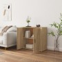 Aparador madera contrachapada color roble Sonoma 80x33x70 cm de vidaXL, Aparadores - Ref: Foro24-816563, Precio: 75,84 €, Des...