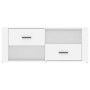 White plywood TV cabinet 100x35x40 cm by vidaXL, TV Furniture - Ref: Foro24-823099, Price: 51,86 €, Discount: %