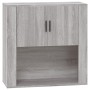 Armario de pared madera contrachapada gris Sonoma 80x33x80 cm de vidaXL, Aparadores - Ref: Foro24-816590, Precio: 88,64 €, De...