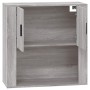 Armario de pared madera contrachapada gris Sonoma 80x33x80 cm de vidaXL, Aparadores - Ref: Foro24-816590, Precio: 88,64 €, De...