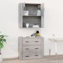 Armario de pared madera contrachapada gris Sonoma 80x33x80 cm de vidaXL, Aparadores - Ref: Foro24-816590, Precio: 88,64 €, De...