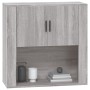 Armario de pared madera contrachapada gris Sonoma 80x33x80 cm de vidaXL, Aparadores - Ref: Foro24-816590, Precio: 88,64 €, De...