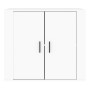 Glossy white plywood sideboard 80x33x70 cm by vidaXL, Sideboards - Ref: Foro24-816562, Price: 88,57 €, Discount: %