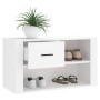 Mueble zapatero madera contrachapada blanco 80x35x45 cm de vidaXL, Zapateros y organizadores de calzado - Ref: Foro24-816752,...