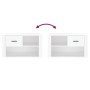 White plywood shoe cabinet 80x35x45 cm by vidaXL, Shoe racks and shoe organizers - Ref: Foro24-816752, Price: 40,64 €, Discou...