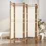 Folding screen with 5 panels bamboo and canvas 200 cm by vidaXL, Room dividers - Ref: Foro24-350625, Price: 123,94 €, Discoun...