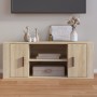 TV stand made of plywood in oak color, 100x35x40 cm by vidaXL, TV Furniture - Ref: Foro24-823094, Price: 67,99 €, Discount: %