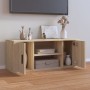 TV stand made of plywood in oak color, 100x35x40 cm by vidaXL, TV Furniture - Ref: Foro24-823094, Price: 67,99 €, Discount: %