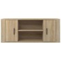 TV stand made of plywood in oak color, 100x35x40 cm by vidaXL, TV Furniture - Ref: Foro24-823094, Price: 67,99 €, Discount: %