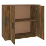 Smoked oak plywood sideboard 80x33x70 cm by vidaXL, Sideboards - Ref: Foro24-816565, Price: 88,86 €, Discount: %