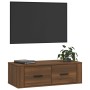 Mueble TV colgante madera contrachapada roble marrón 80x36x25cm de vidaXL, Muebles TV - Ref: Foro24-816839, Precio: 48,99 €, ...