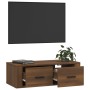 Hängender TV-Schrank aus braunem Eichensperrholz, 80 x 36 x 25 cm von vidaXL, TV-Möbel - Ref: Foro24-816839, Preis: 48,76 €, ...