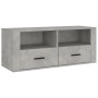 Concrete gray plywood TV cabinet 100x35x40 cm by vidaXL, TV Furniture - Ref: Foro24-816812, Price: 71,60 €, Discount: %