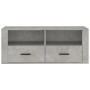 Concrete gray plywood TV cabinet 100x35x40 cm by vidaXL, TV Furniture - Ref: Foro24-816812, Price: 71,60 €, Discount: %