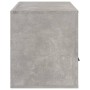 Concrete gray plywood TV cabinet 100x35x40 cm by vidaXL, TV Furniture - Ref: Foro24-816812, Price: 71,60 €, Discount: %