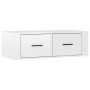 Mueble de TV colgante madera blanco brillante 80x36x25 cm de vidaXL, Muebles TV - Ref: Foro24-816834, Precio: 41,14 €, Descue...