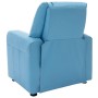 Sillón reclinable para niños cuero sintético azul de vidaXL, Sillas y tronas para niños - Ref: Foro24-324045, Precio: 153,99 ...