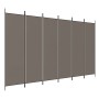 Divider screen with 6 anthracite gray fabric panels 300x220 cm by vidaXL, Room dividers - Ref: Foro24-350208, Price: 56,62 €,...