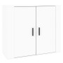 Aparador de madera contrachapada blanco 80x33x70 cm de vidaXL, Aparadores - Ref: Foro24-816560, Precio: 83,82 €, Descuento: %