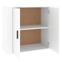 Aparador de madera contrachapada blanco 80x33x70 cm de vidaXL, Aparadores - Ref: Foro24-816560, Precio: 83,82 €, Descuento: %