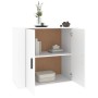 Aparador de madera contrachapada blanco 80x33x70 cm de vidaXL, Aparadores - Ref: Foro24-816560, Precio: 83,82 €, Descuento: %