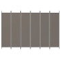 Divider screen with 6 anthracite gray fabric panels 300x220 cm by vidaXL, Room dividers - Ref: Foro24-350208, Price: 56,62 €,...