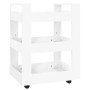 White plywood kitchen cart 60x45x80 cm by vidaXL, Kitchen and dining carts - Ref: Foro24-816816, Price: 70,48 €, Discount: %