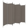 Divider screen with 6 anthracite gray fabric panels 300x220 cm by vidaXL, Room dividers - Ref: Foro24-350208, Price: 56,62 €,...