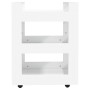 Carrito de cocina madera contrachapada blanco 60x45x80 cm de vidaXL, Carros de cocina y comedor - Ref: Foro24-816816, Precio:...