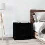 Black bedside table 50x39x47 cm by vidaXL, Lockers and storage cabinets - Ref: Foro24-816705, Price: 56,16 €, Discount: %