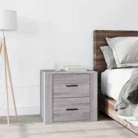 Sonoma gray nightstand 50x39x47 cm by vidaXL, Lockers and storage cabinets - Ref: Foro24-816710, Price: 68,49 €, Discount: %